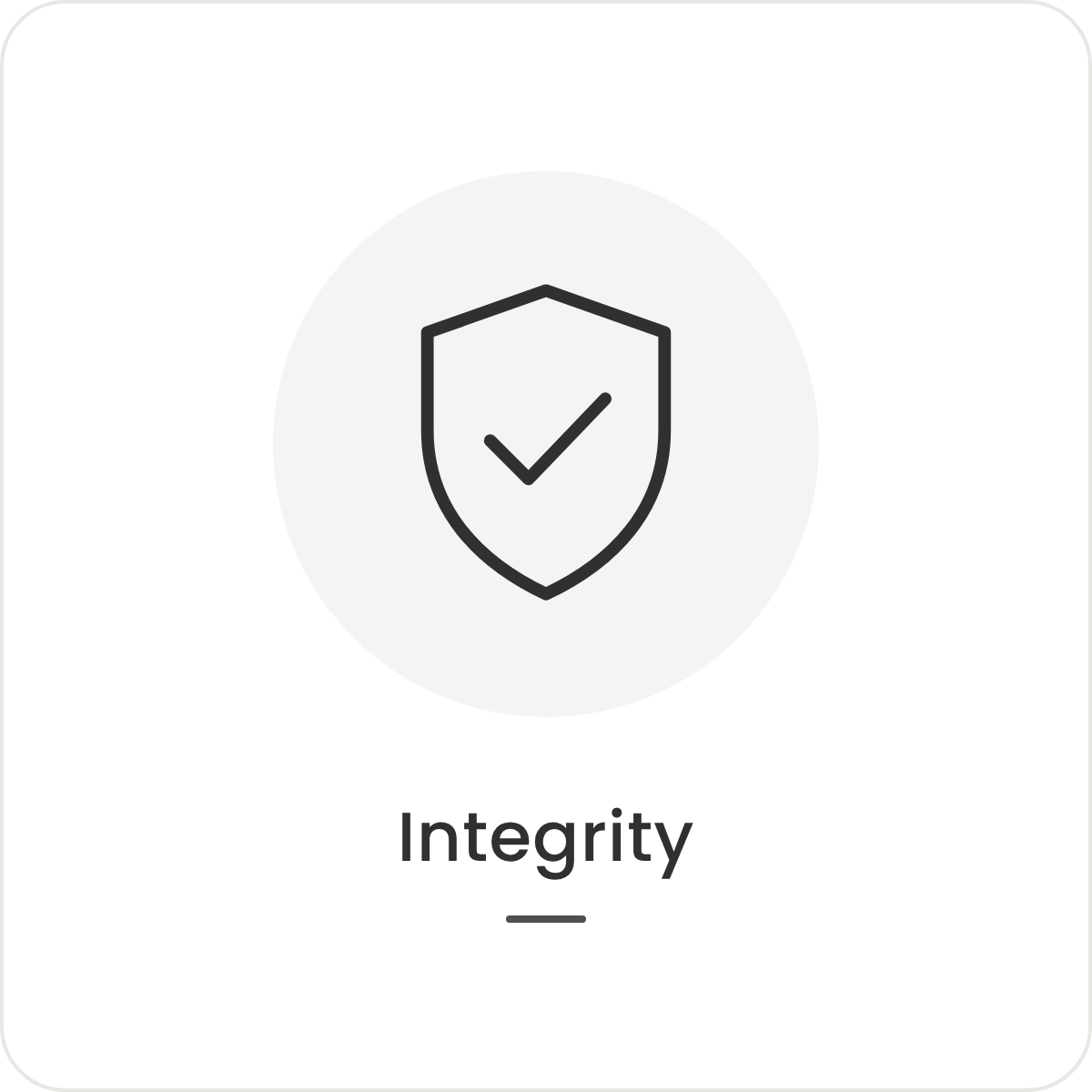 Core Value: Integrity
