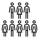 An animation picture indicating collaboration 